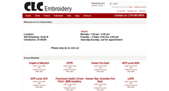 Desktop Screenshot of clcembroidery.com